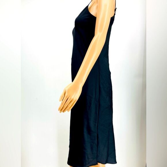 AllSaints Briony V-Neck Black Slip Dress 2-160/80A - Picture 8 of 13